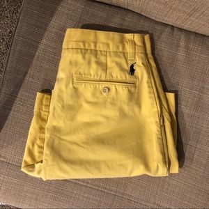Men’s yellow polo shorts Sz.30